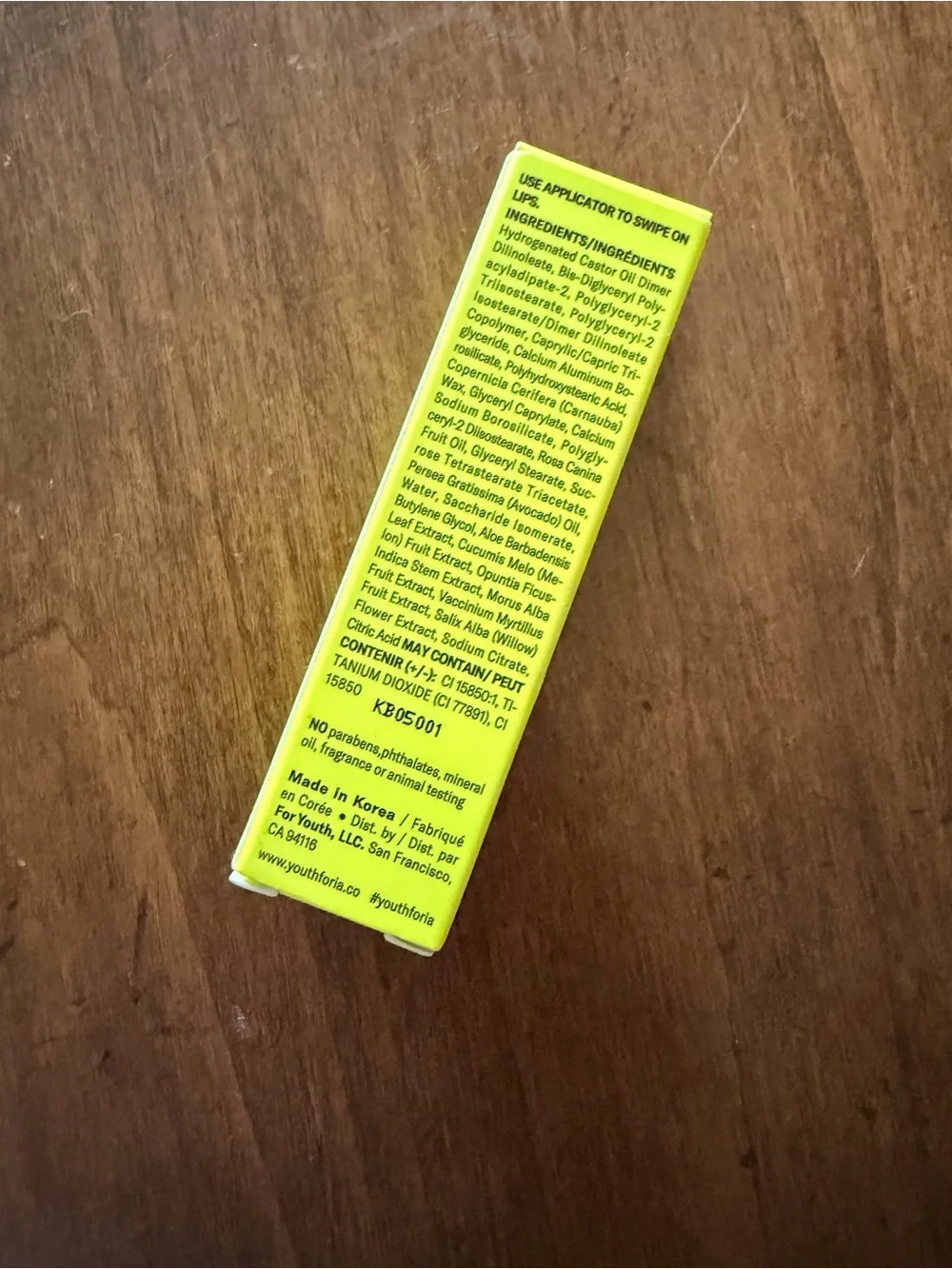YOUTH FORIA dewy lipgloss make some noise #8